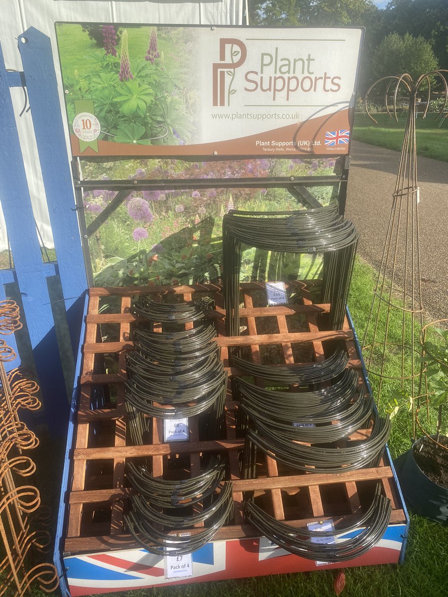 Day 3…let’s go! It was great to meet so many customers yesterday. If you are at <a href="/RHSWisley/">RHS Garden Wisley</a> today then come and say hi to us at stand 3. 🌸🌱🌸 #plantsupportsuk #rhswisleygardenshow #rhswisley #plantsupports