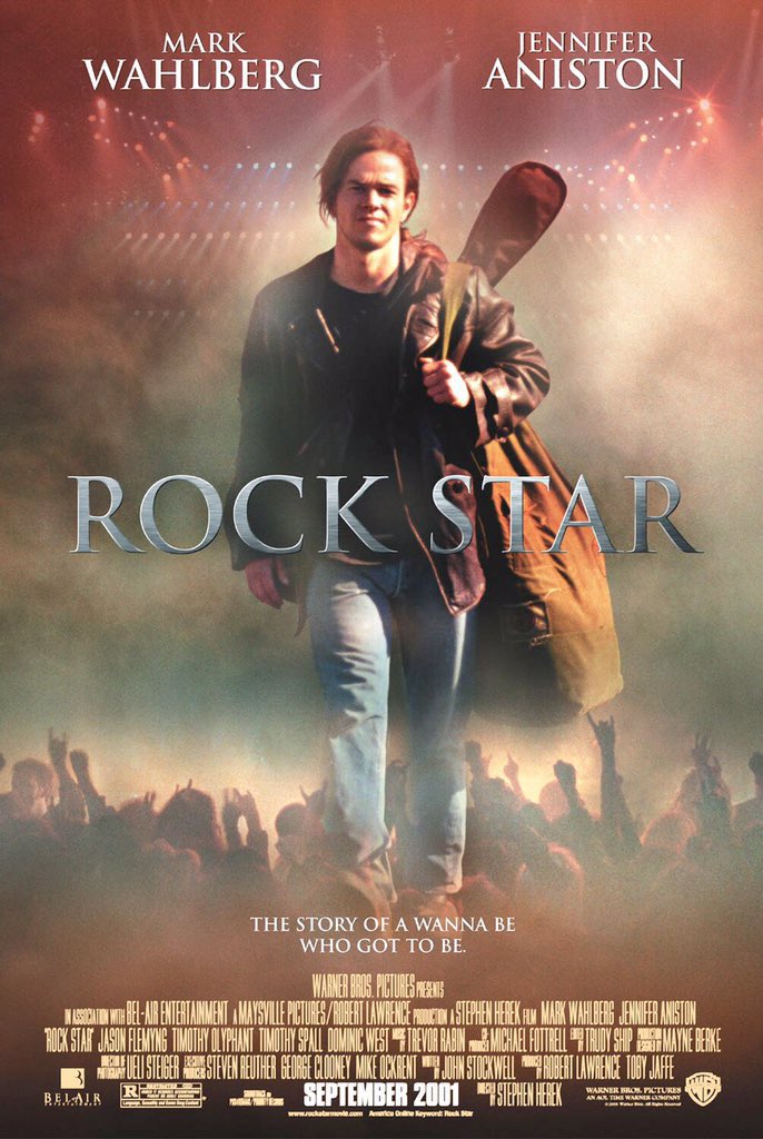 FilmNewsNos's tweet photo. 🎬MOVIE HISTORY: 21 years ago today, September 7, 2001 the movie ‘Rock Star’ opened in theaters!
#MarkWahlberg #JenniferAniston #JasonFlemyng #TimothyOlyphant #TimothySpall #DominicWest #BlasElias #NickCatanese #BrianVanderArk #JasonBonham #ZakkWylde #CarrieStevens #RachelHunter https://t.co/BQzLx079wq