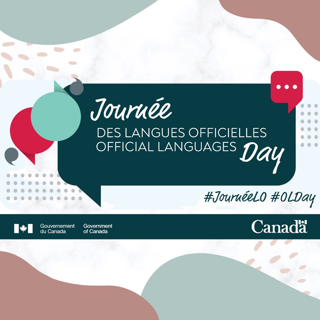 La Journée des langues officielles est célébrée aujourd'hui pour mettre en valeur les deux langues officielles du Canada, le français et l'anglais!

Official Languages Day is being celebrated today to highlight the two official languages of Canada, French and English!