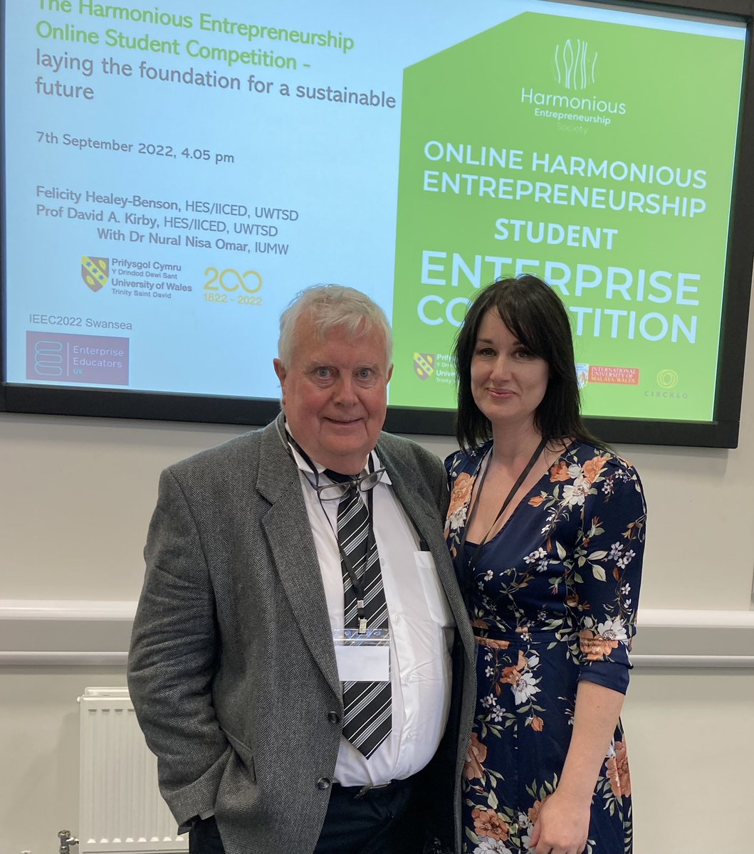Looking forward to chairing todays Extra &amp; Co-curricular Enterprise Education Track #IEEC2022 
Thank you to <a href="/EmergentThink/">EmergentThinkers.com (Dr Felicity Healey-Benson)</a> &amp; David A Kirby for kicking off Track 2 yesterday with their session ‘Harmonious Entrepreneurship student competition’