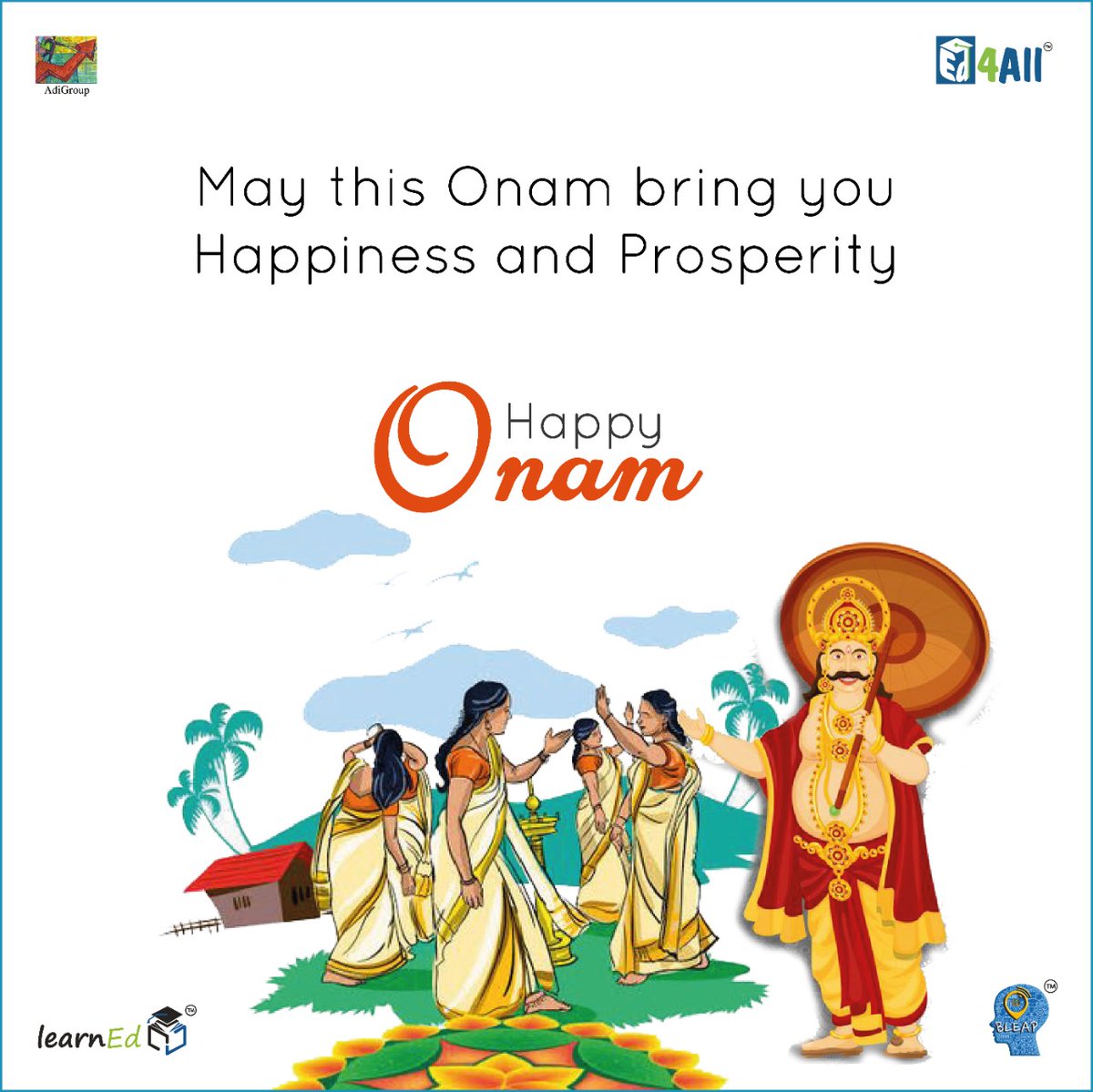 Bleap_Ed4All's tweet photo. May the Spirit of Onam bestow the colors of Wisdom. Wishing you a very Happy Onam. 

 #OnamSpecial #bleap #ed4all #September 

@SanjayViswa https://t.co/hV1NIfPEQj