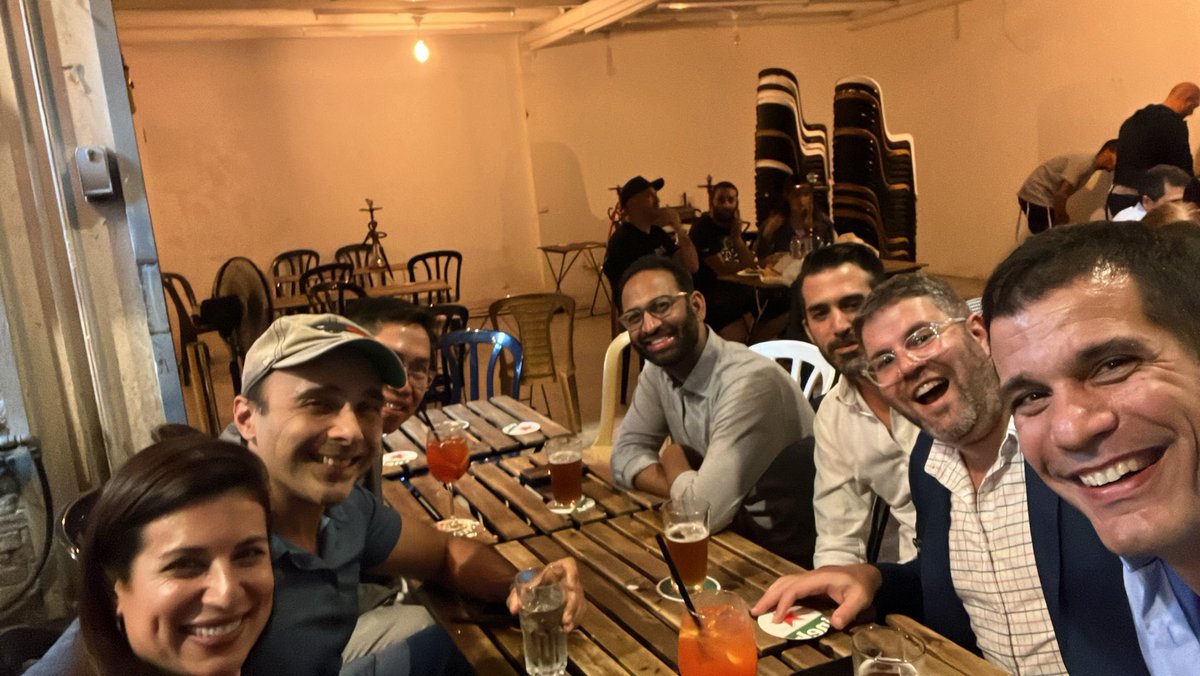 BShofty's tweet photo. Fantastic times at #AACNS #Jerusalem with old and new friends! @PeterKa80460001 @rgrandhi @UofUNeurosurg @MichalMauda @IdoStrauss. And the cherry on top? Reunited with @SameerShethMD @BCMNeurosurgery ! @drashwinv you are dearly missed!!! https://t.co/kygCL7PP1I
