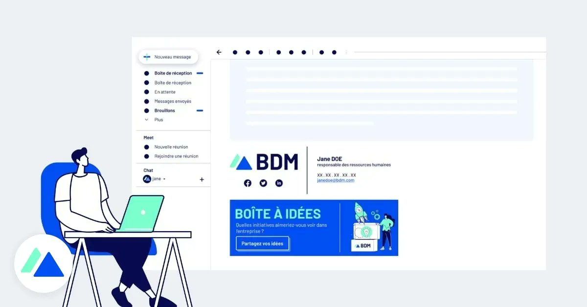 📨 Email : comment la signature professionnelle devient outil de marketing

<a href="/BlogModerateur/">BDM</a> propose 8️⃣  idées de sujets à relayer : buff.ly/3RbuInU 

#marketing #email #assurance