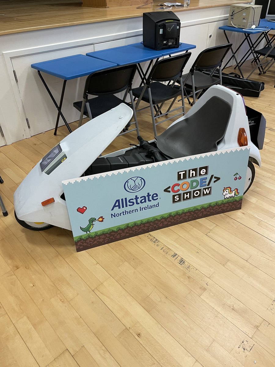 Good morning. Day4 of #TheCODEShowNI with <a href="/AllstateNI/">.</a> today visiting <a href="/assumptionlive/">Assumption Grammar</a> 
#NorthernIreland #Computing #coding