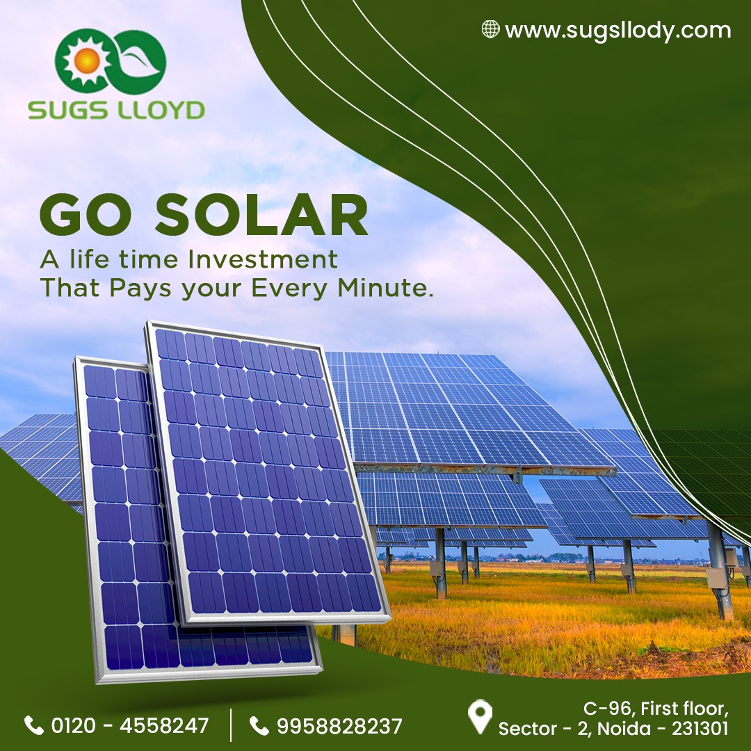 SugsL's tweet photo. 𝐆𝐨 𝐒𝐨𝐥𝐚𝐫
Sugs Lloyd:- A high-quality solar system is a lifetime investment that pays your every minute.

☎️: +91-0120-4558247
📨: C-96, First Floor, Sector 2, Noida - 201301

#SUGSLLOYD #SolarEnergy #Install #Solutions #solarsystem #solarpower #solarenergy #Save #solar https://t.co/uFHGIgksjs