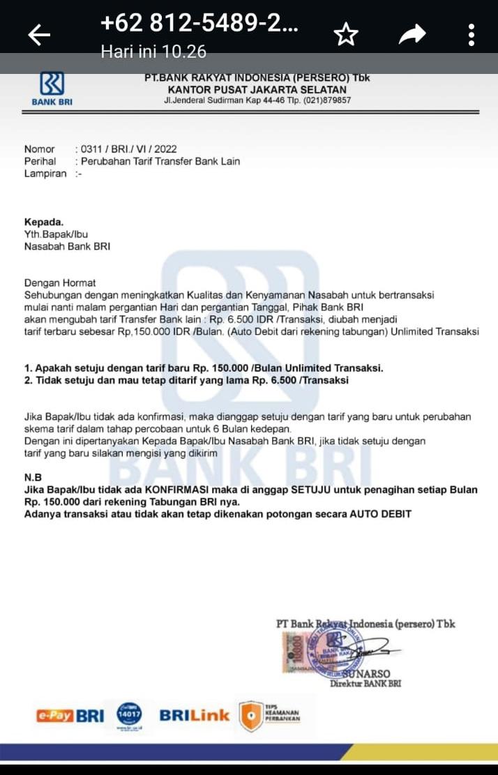 ELF_Mei05's tweet photo. @kontakBRI @NinoAriv @WahyuPsy Saya jgdpt WA ini dari nomor 0812 5489 2157 https://t.co/WF3jXlEJ7Z