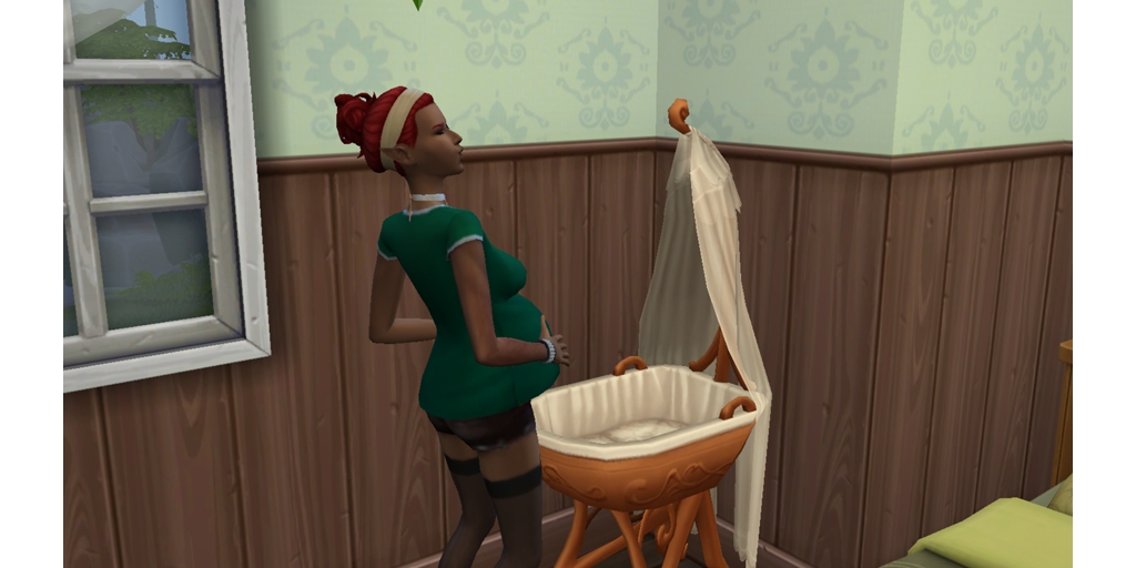 BigWtchEnergy's tweet photo. Aderyn has gone into labor! #TheSims4 https://t.co/xgm02Obsg1