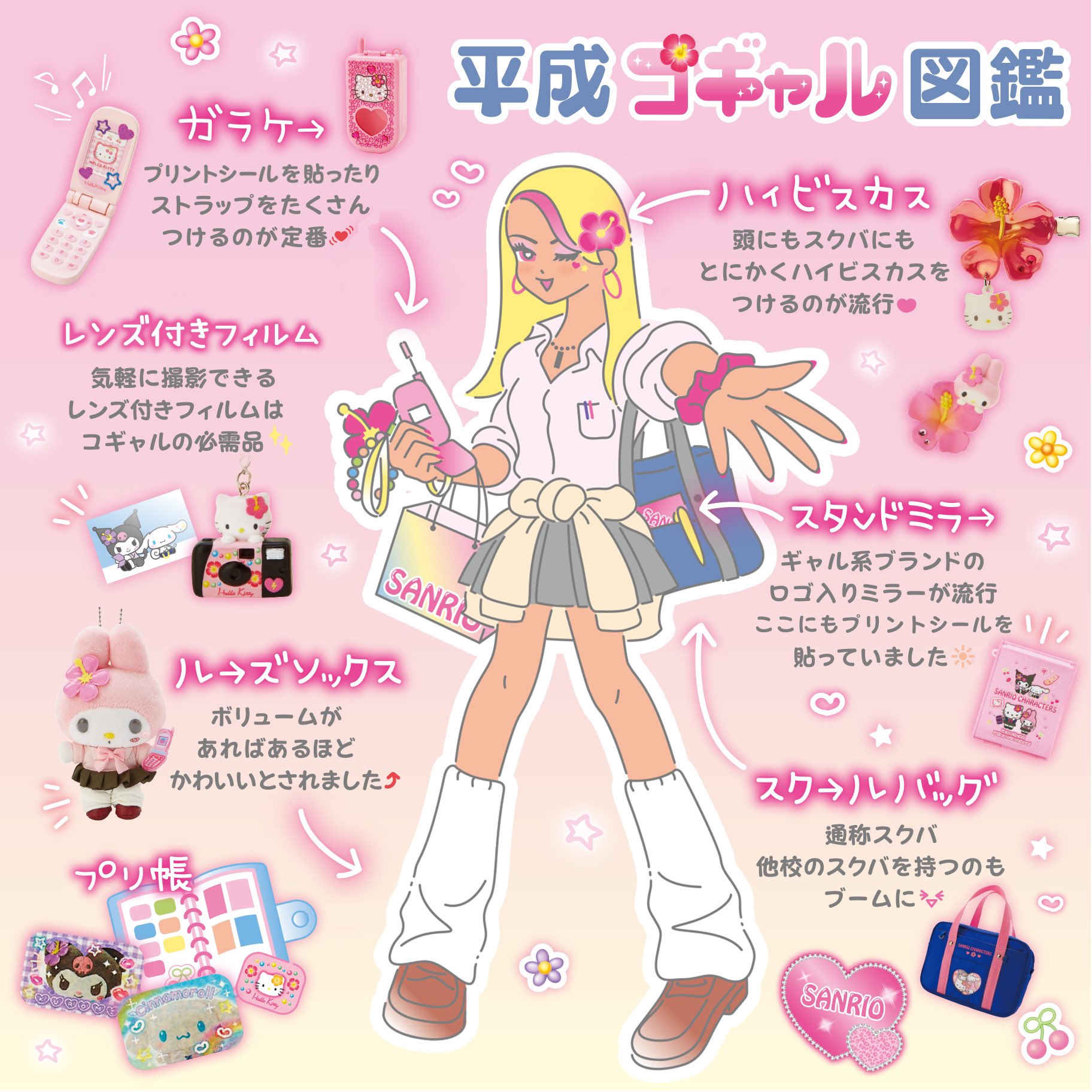 サンリオ シナモン ガラケー フォトホルダー - 小物