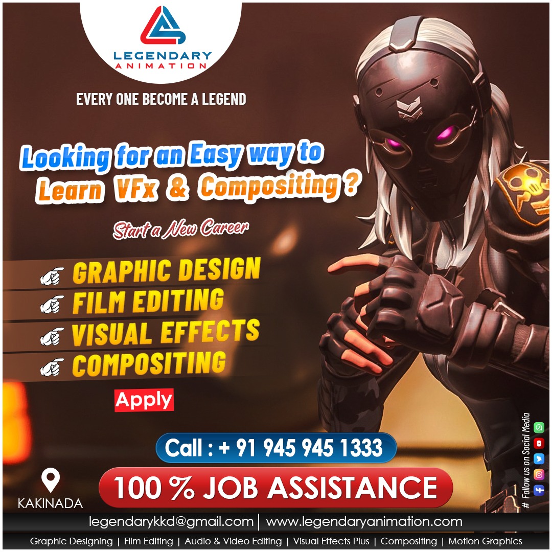 ChamuJ1's tweet photo. #JOB #Oriented Program Training in #Media #FilmIndustry.

The Best &amp; The Largest Training Institute in Kakinada.

#Admissions are open 2022_2023
.
After 10th and 12th

Career Option

#Animation and #VFX.

And Start Creating Like a Pro ! https://t.co/ItiS8ZFn8S