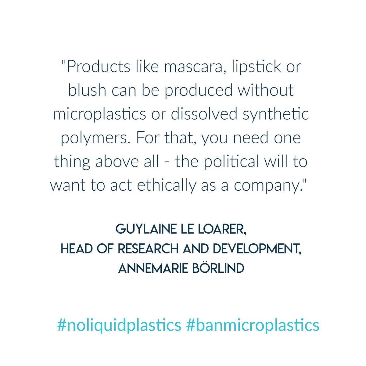 now_ocean's tweet photo. Our alliance appreciates the progress of the REACH proposal by the @EU_Commission on regulating #microplastics. That said, we regard the transition period of 12 years proposed for lip-, nail & makeup products as too long.❗️
The details: https://t.co/iW65kYZwFs
#banmicroplastics https://t.co/Xgasi0ADDM