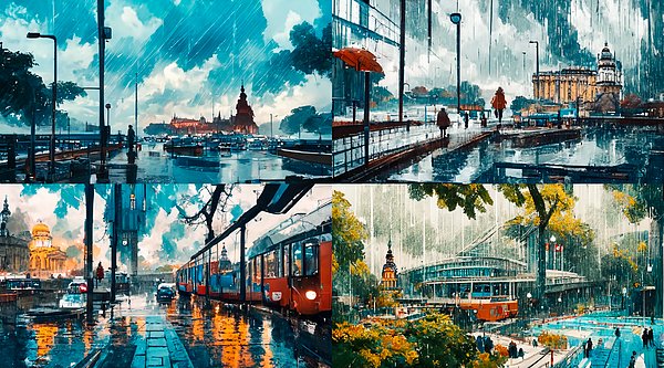 RLLabs's tweet photo. New artwork for sale! - "Rainy Day in Budapest - Collage" - https://t.co/a995gXL2D5 @fineartamerica https://t.co/ev9YefPNO0