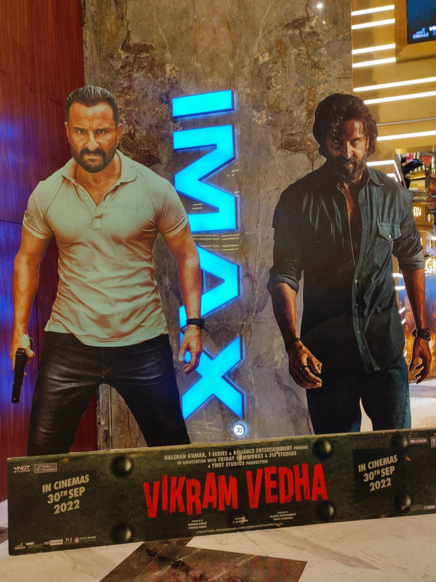 taraislovee's tweet photo. Lessgo ❤️‍🔥
@iHrithik @RelianceEnt #SaifAliKhan #VikramVedhaTrailer #VikramVedha https://t.co/AiXkYOytMb