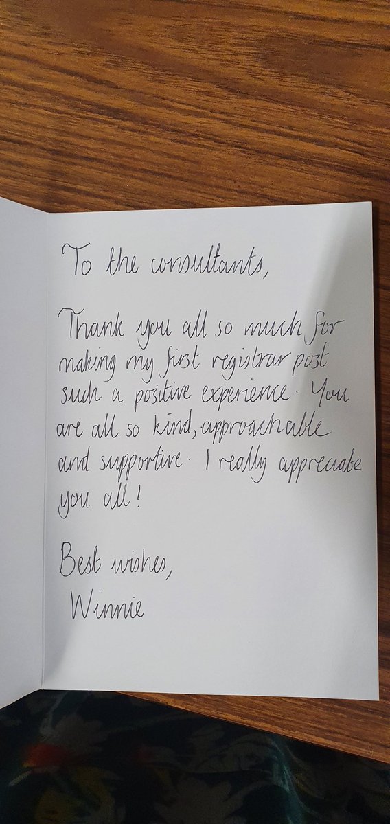 claretwiggpeckh's tweet photo. This is kind of thing that keeps us going-sad 2 say gdbye 2 our outgoing trainees from @32Children + #RLINNU @UHMBT this week - glad we helped - lovely 2 greet our new paeds trainees yesterday - we will do our best 4 u #ChildHealthMatters #PaediatricTrainingMatters #gr8team https://t.co/BAItbkqT4A