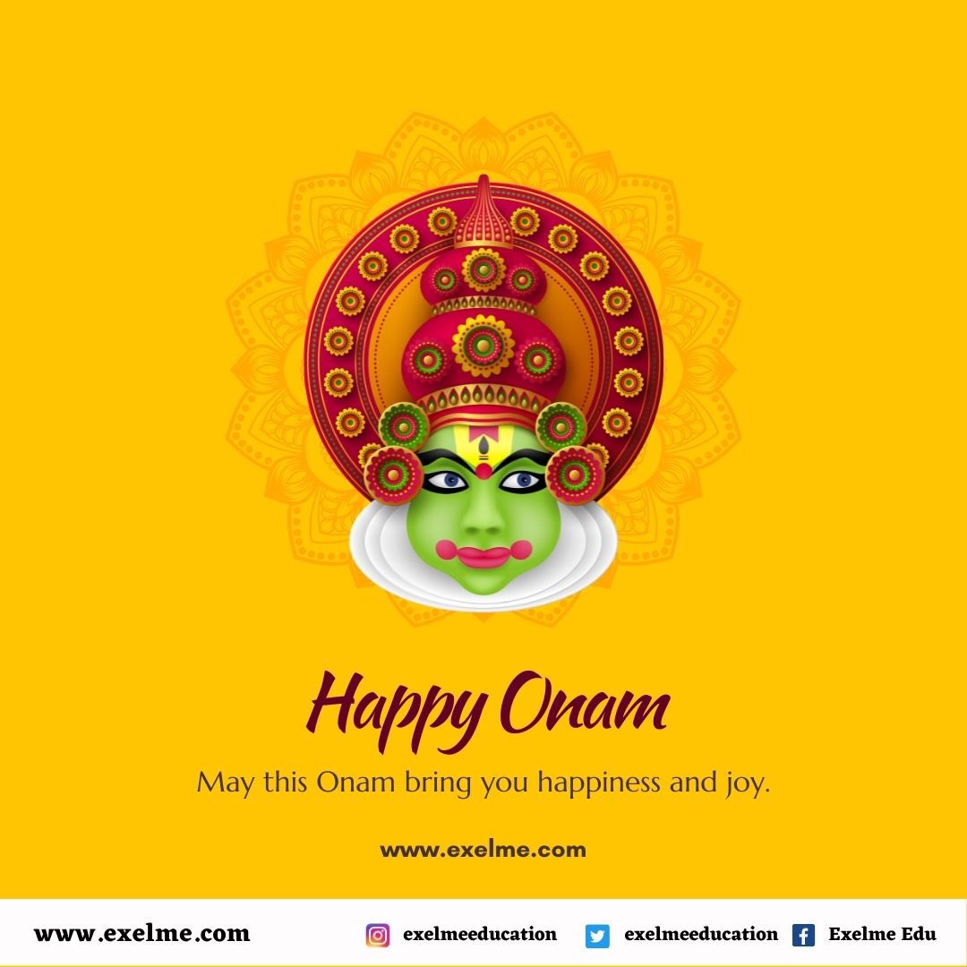 ExelmeEducation's tweet photo. ഹൃദയം നിറഞ്ഞ ഓണാശംസകൾ 🌼🙏

#Onam #Onam2022 #onamcelebration #OnamAshamsakal #OnamWishes #Resumewriting https://t.co/2S6zNwpq14