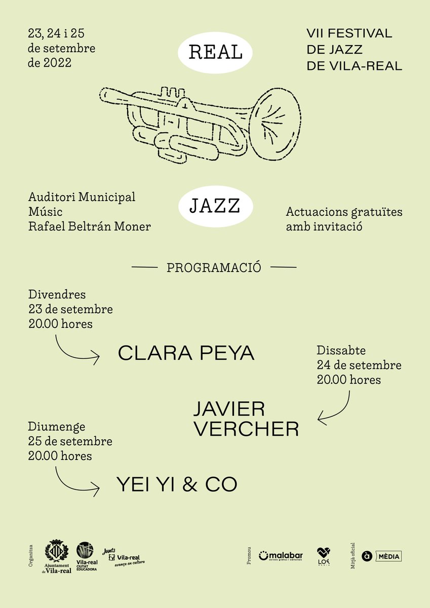Presentem la programació del Real Jazz, VII Festival de Jazz de Vila-real.