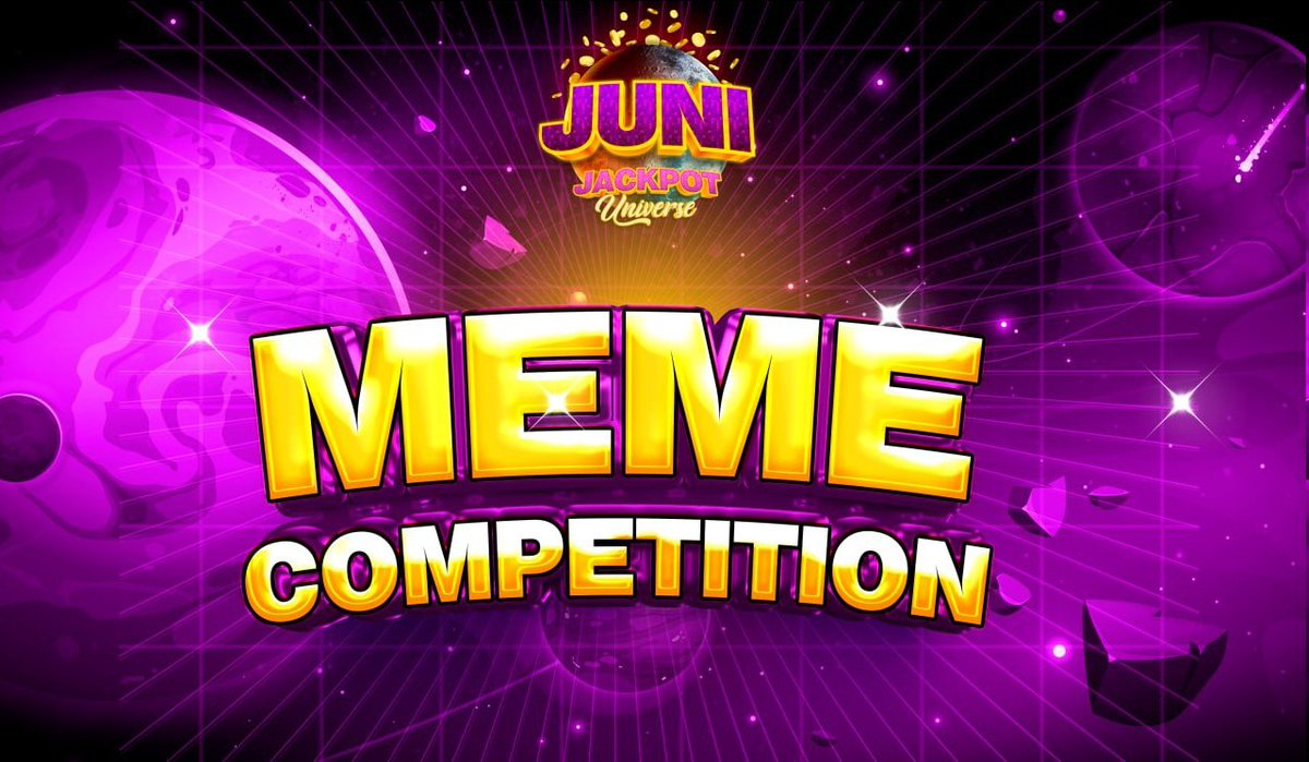 🚨𝗠𝗲𝗺𝗲 𝗖𝗼𝗺𝗽𝗲𝘁𝗶𝘁𝗶𝗼𝗻🚨

👉Announcing our first meme competition, we're looking for the wittiest, funniest most balling #JUNI memes!

💪Join our telegram group to submit a meme for the chance to win the 100$ BUSD and Bronze tickets!

t.me/+UToxEidOb3U1N…