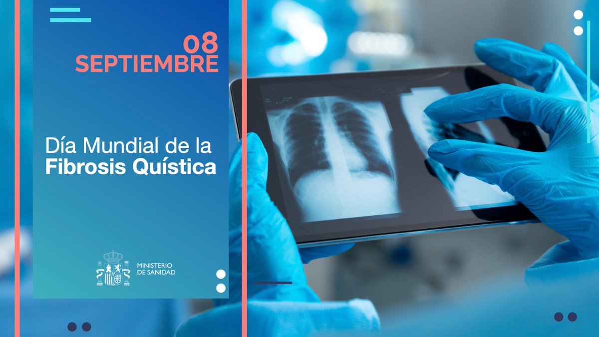 Hoy es el Día Mundial de la Fibrosis Quística

Desde el Ministerio de Sanidad reafirmamos el compromiso del Gobierno de España hacia todas las personas afectadas y sus familias y con la mejora continua en el acceso a los tratamientos 

#DíaMundialdelaFibrosisQuística