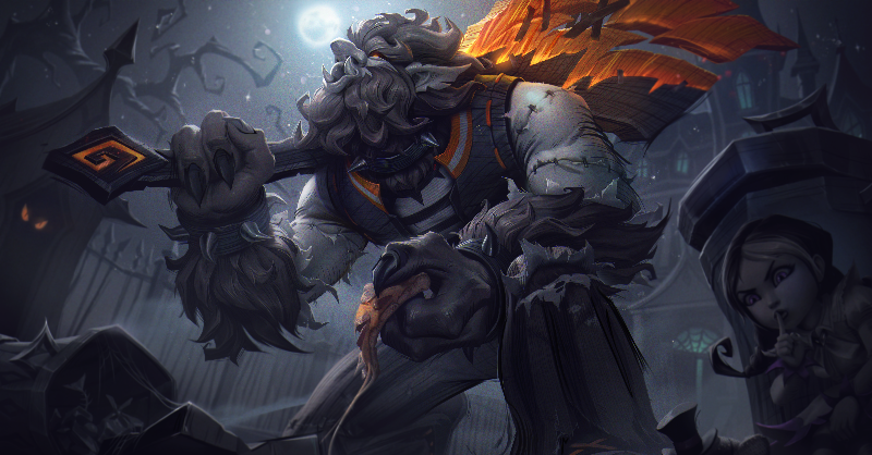 LeagueOfLegends's tweet photo. Trick or treat? Welcome To Fright Night 😈

🌙 Fright Night Renata
🕸 Fright Night Nautilus 
🧙‍♀️ Fright Night Annie
👻 Fright Night Draven
☠️ Fright Night Trundle 
🕷 Fright Night Urgot