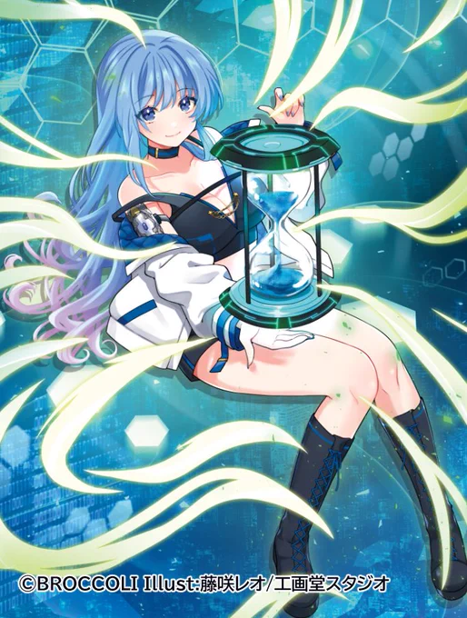 【お仕事】8月11日発売 Vividz(ビビッヅ)ブースターパック第1弾「サイバー:ジェネシス」収録の【電子の散歩道 砂時ケイ】描かせていただきました!よろしくお願いします!#ビビッヅ 