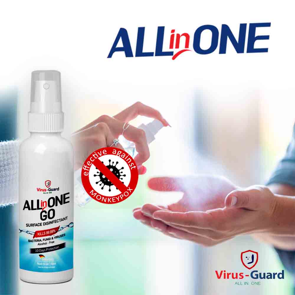 virguard's tweet photo. Virus Guard disinfects with a residual ant-microbial effect for up to 10 days. Disinfects and kills bacteria, fungi, viruses and also Monkeypox. 

https://t.co/XwEak900vC

#monkeypox #virus #bacteria #fungi #disinfect #clean #staysafe #disinfection #disinfecting #sanitize https://t.co/CQNHj5CRYL