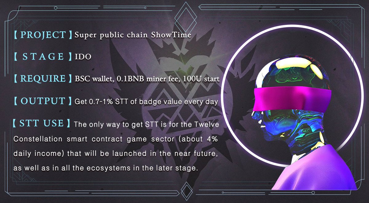 At the end of our IDO (before September 30), we will launch the we are a highly talked about super smart contract game segment, with a maximum daily revenue of up to 4%, and we are confident of using our income to fill this revenue