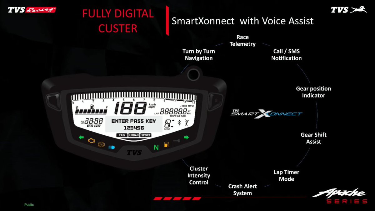 steer_torque's tweet image. The new TVS Apache RTR 160 and RTR 180 priced at 1.18L to 1.25 lakhs (ex-showroom) and 180 with single priced at Rs 1.31 lakh (ex- showroom) 

TVS introduce Smart connect with Voice assist features and New LED signature tail lamp.
@tvsmotorcompany #apache160 #apache180 #tvsmotor