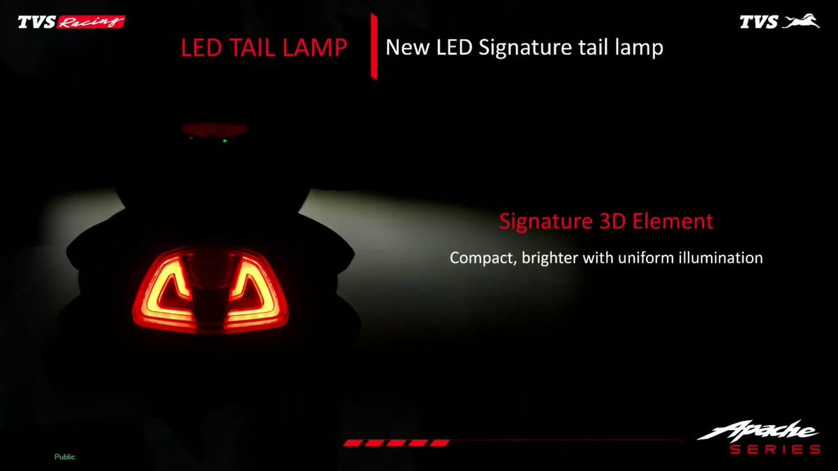 steer_torque's tweet image. The new TVS Apache RTR 160 and RTR 180 priced at 1.18L to 1.25 lakhs (ex-showroom) and 180 with single priced at Rs 1.31 lakh (ex- showroom) 

TVS introduce Smart connect with Voice assist features and New LED signature tail lamp.
@tvsmotorcompany #apache160 #apache180 #tvsmotor