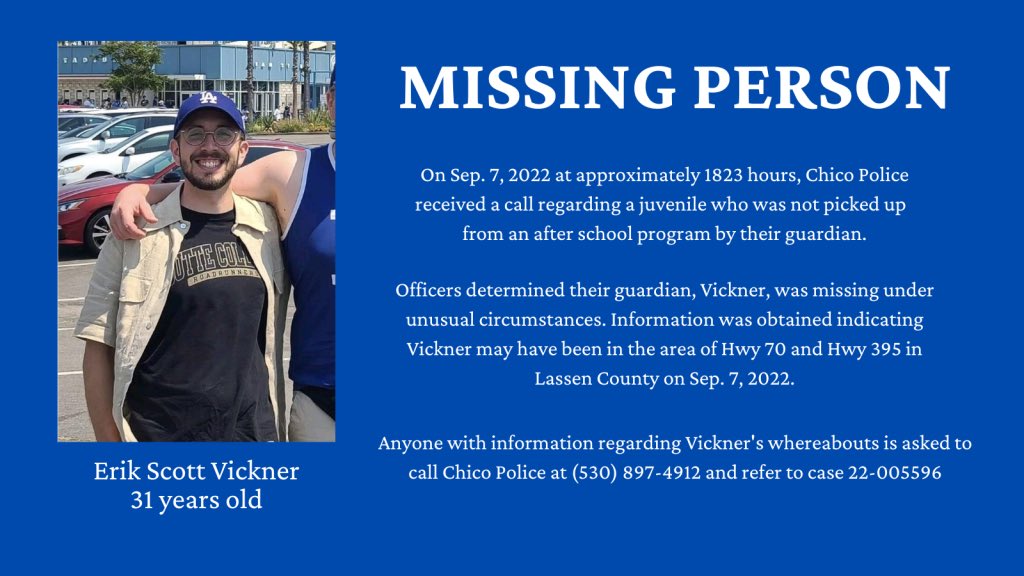 Chico Police Dept. tweet media