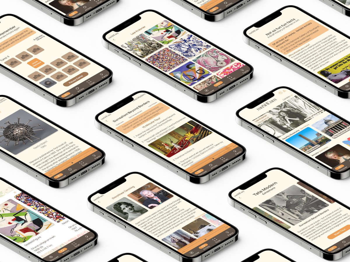 _kodderitzsch's tweet photo. Completed a UX Study "muSHEum"...an app raising awareness of the gender disparity within the art world, by curating organically short, solely female-made art tours through the world's largest museums. 

https://t.co/dU8f3sNgyb

Any feedback is welcome! 

#uxdesign #Feminism #art https://t.co/RocbraGUXw