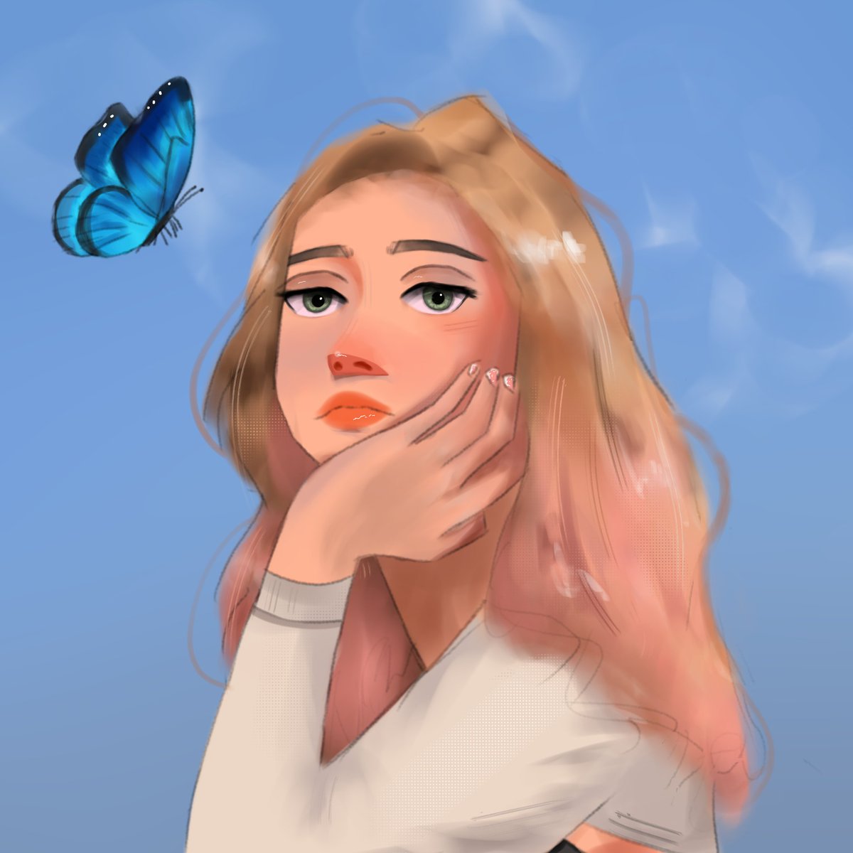 Drawing of my OC Jinnie, who's in deep thoughts 💫

✨ instagram.com/p/CiPEvo9vO_4/…