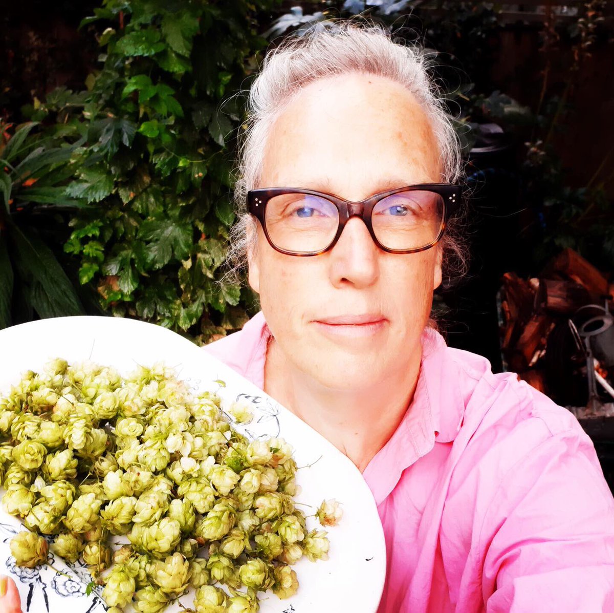 Red-eye harvest. A platter of hops. See you for the weigh-in folks!