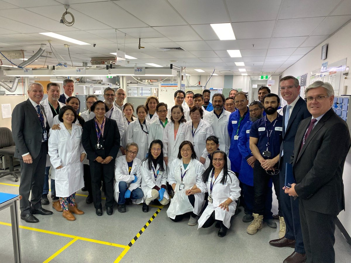 ThalesAustralia's tweet photo. Thank you @Dom_Perrottet for visiting our Rydalmere facility, a great opportunity to see world leading autonomous and #submarine technology made in NSW & supporting #OurADF for over 40 years. Great that you could meet some of our 500+ skilled people in the heart of #westernsydney https://t.co/tfNGM0JlTb