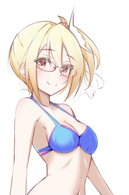 リリちゃんメガネ水着 