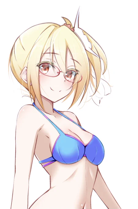 リリちゃんメガネ水着 