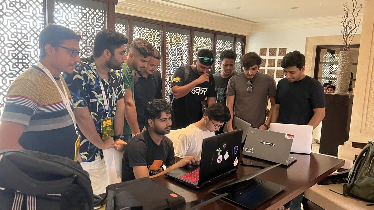 Airtel Live hacking event <a href="/avanish46/">Avanish Pathak</a> <a href="/sechunt3r/">Shivam</a> <a href="/theamanrawat/">Aman Rawat</a> <a href="/Mayank_hacks/">Mayank Kamboj Dattana</a> <a href="/hulkvision/">sunny‏‏‎</a> <a href="/nullb0t/">Nullsec</a> <a href="/ja1sharma/">sudo jai</a> <a href="/Smshrimant/">Shrimant More 🇮🇳</a>