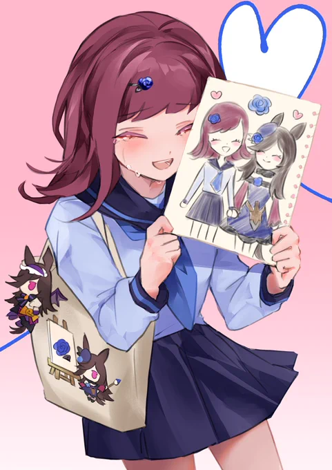 推しウマ娘から世界一の名画をもらった女子高生#ウマ娘を推す女子高生 