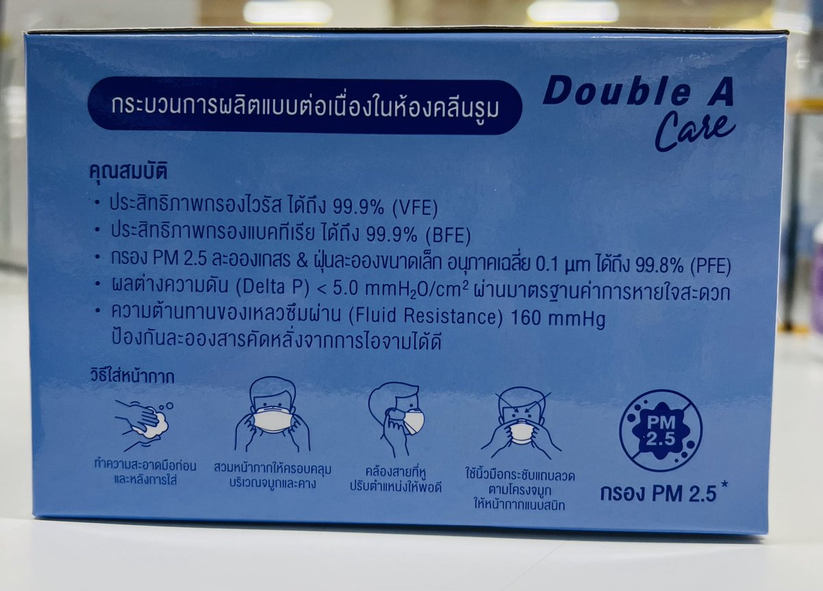 Tanicha_HBShop's tweet photo. หน้ากากอนามัยทางการแพทย์ 3D DoubleA

✅ กรองไวรัส แบคทีเรีย ฝุ่นละอองได้ถึง 99%
✅ รูปทรง 3 มิติสวมสบาย
✅ กล่องละ 125 บาท (ส่ง ลทบ 40.- / EMS 60.-)

#ถูกบอกต่อ #ถูกและดี #ใช้ดีบอกต่อ #ไว้ขายของห้ามรีวิวโว้ยย #พร้อมส่ง #หน้ากากอนามัย #หน้ากากอนามัยพร้อมส่ง https://t.co/oHZ3Dn0bSB