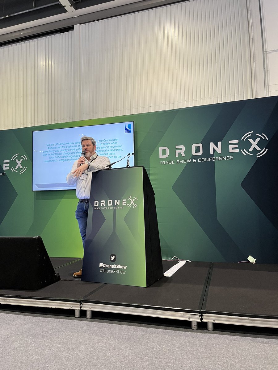 Excited to be <a href="/DroneXShow/">DroneX Tradeshow & Conference</a> today for <a href="/sky_rev/">sky, RPm '26 | lf moots 😣</a> finding out more about the future of this fast-paced industry.