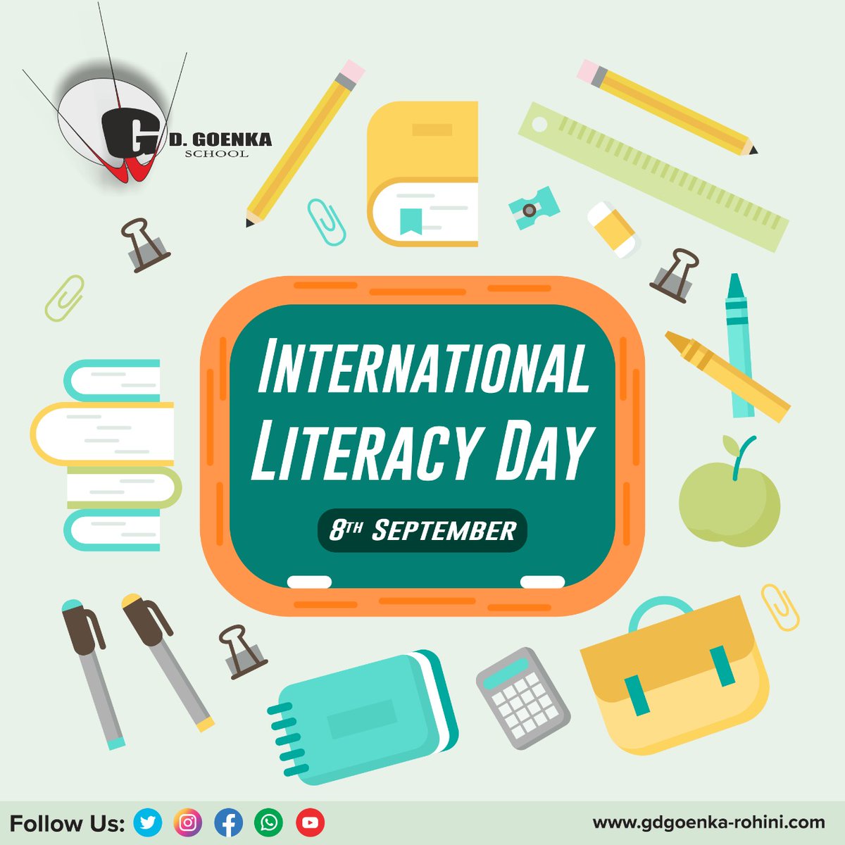 GdRohini's tweet photo. Happy International Literacy Day

#happyinternationalliteracyday #internationalliteracyday #GDGPS22 #gdgpsrohini https://t.co/hHo1ua6hwv