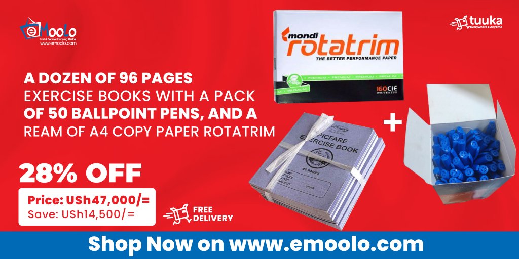 emoolodigital's tweet photo. [STILL ON] BACK-TO-SCHOOL HOT SALE , UPTO 50% OFF - You can still make it back to school , SAVE BIG on school essentials, stationary, shoes, uniforms, sanitary items, supplies and much more.

Visit: https://t.co/usxF0x6Nwx
#Emoolo
#EverywhereAnytime https://t.co/wDg1xylzup