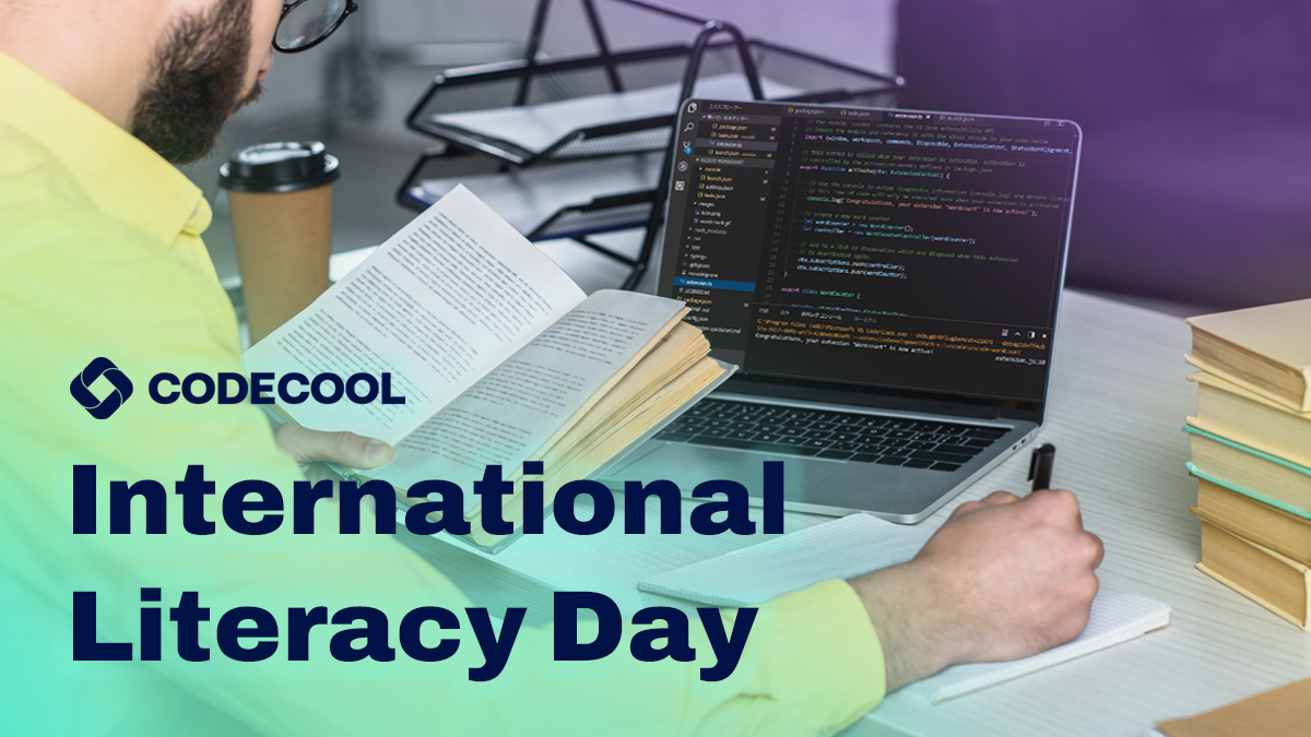 Codecool_global's tweet image. Today is the International Day for the Fight against Illiteracy. We believe that coding will be a basic skill in the 21st century, just as literacy was in the 20th. And despite our shared digital future, most of humanity still lags behind in tech skills. #codecool