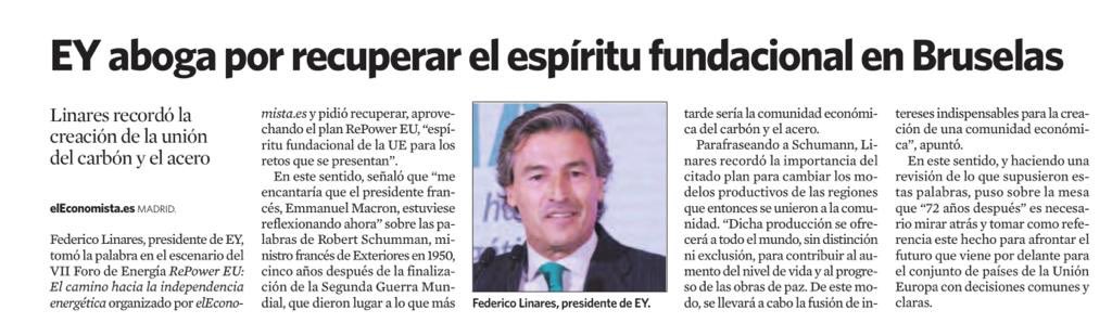 Pues eso. Que me encantaría que Macron recordara al ministro Schumman de la Francia de 1950. Por el bien de todos. En España y en Europa.