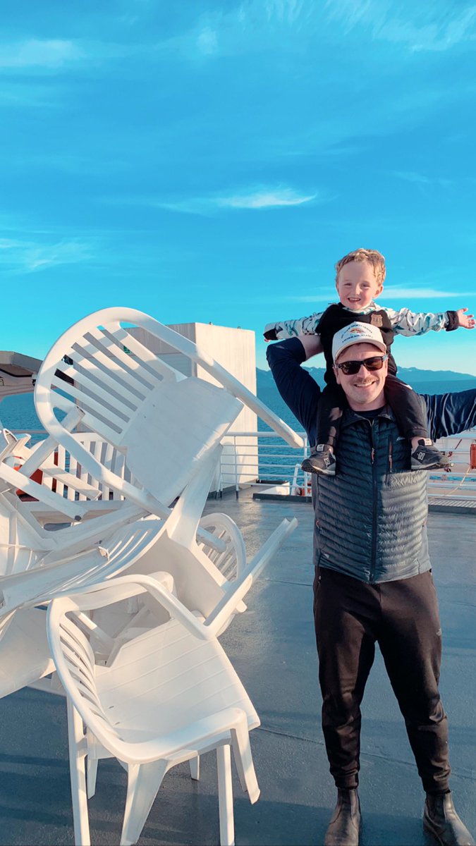 rachelkallander's tweet photo. Just my little family and I crossing Prince William Sound on the ferry a few days ago. And playing jenga with chairs. Itβs a great week to be home in Cordova. π³
#ferryfans #akleg #marinehighway https://t.co/6lXYqstPME