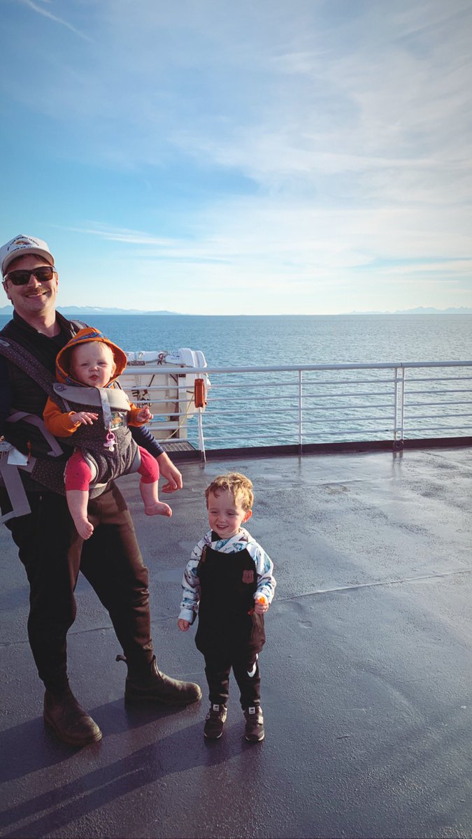 rachelkallander's tweet photo. Just my little family and I crossing Prince William Sound on the ferry a few days ago. And playing jenga with chairs. Itβs a great week to be home in Cordova. π³
#ferryfans #akleg #marinehighway https://t.co/6lXYqstPME