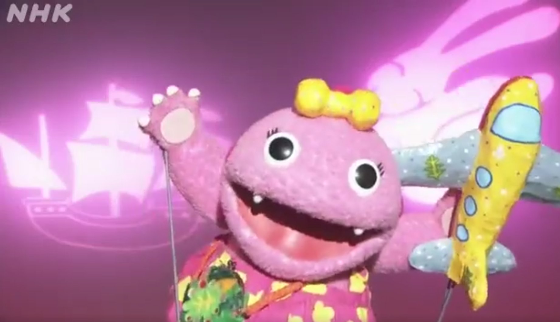 #45-14-585 がんぺーちゃん様 がんぺーちゃんとクシャンピー | ざわざわえんのがんぺーちゃん