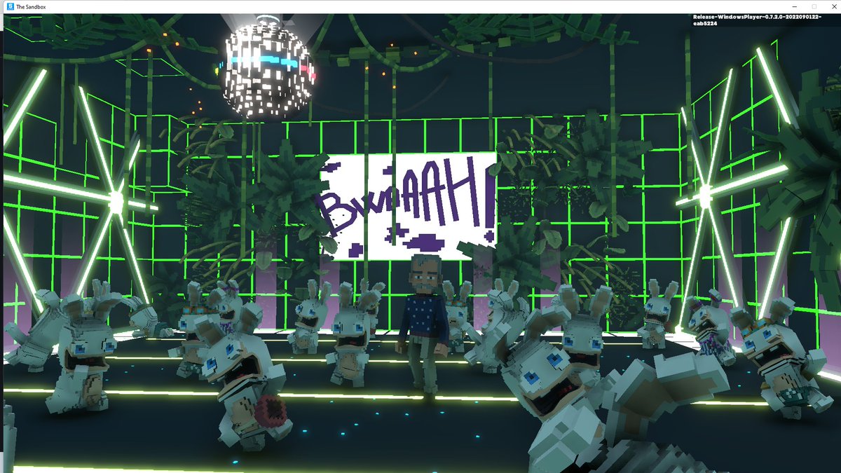candu1451's tweet photo. @TheSandboxGame @RabbidsOfficial I just participated in the #SandboxAlphaS3Giveaway for a chance to win 500 SAND! Found the Disco Rabbid, check out my screenshot below!
👇 https://t.co/gQQkCr9xHj