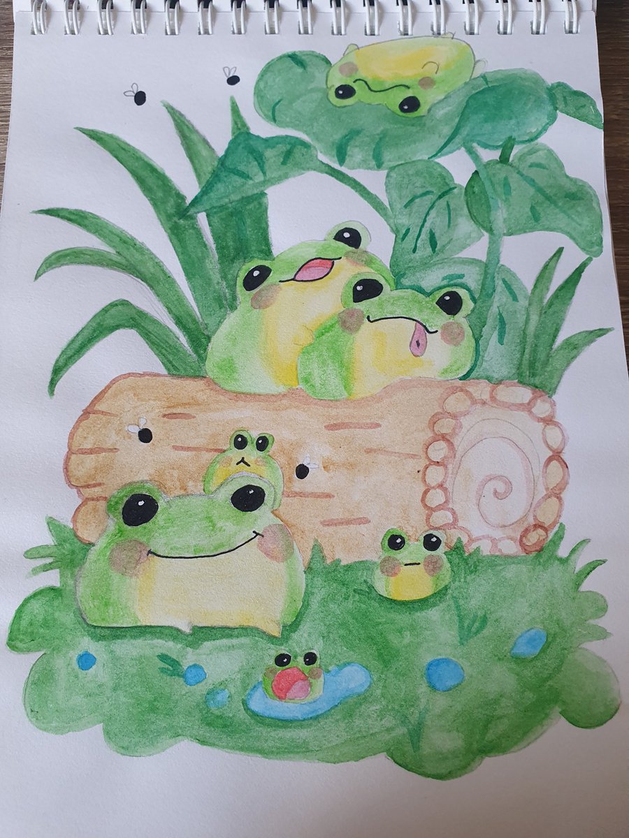 _Kim__Chan_'s tweet photo. Лягушки 🐸 
Как же давно я ничего не постила https://t.co/ZOl6LUh4W5