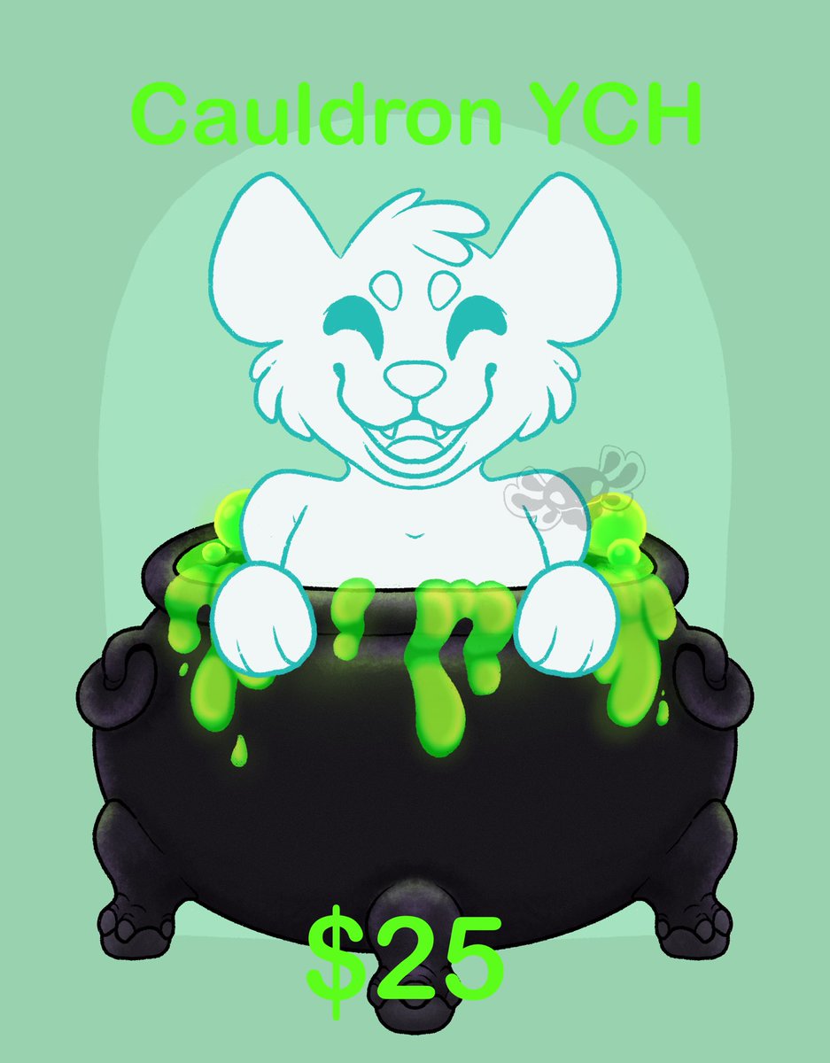 Maxxolotl12's tweet photo. Open for some Halloween YCH become apart of the witches brew and hop in the cauldron 💲2️⃣5️⃣                                             #Halloween #Furryartist #YCH 
Comment or DM me if interested https://t.co/YzkYDrzx95