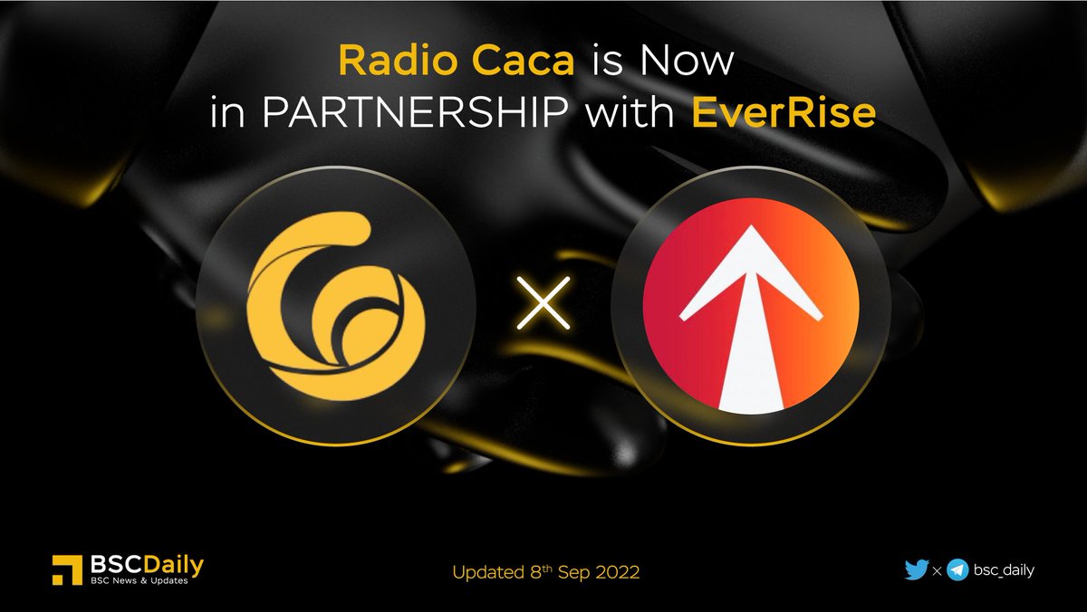 bsc_daily's tweet photo. 🔥 @RadioCacaNFT PARTNERSHIP with @EverRise🚀

#RISE - Building Multi-Chain #DeFi Security Infrastructure with $RISE on #BNB #ETH #MATIC #FTM &amp; #AVAX 😍

#RACA - Home of 3D #Metaverse, Popular blockchain game #Metamon World, #NFT #Marketplaces, and more🚀

#BNB #BSC #WERACA $RISE https://t.co/Iy0HXtbOFz