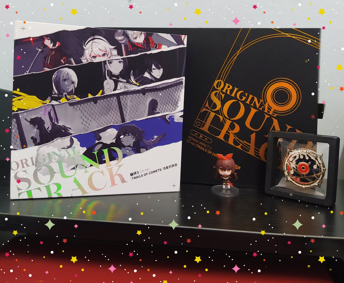 ThyoneMusic's tweet photo. The prize from Yomusic competition is here!! I've always wanted this set- and the CD packagings are as pretty as always! Thank you Hoyoverse~
#Yomusic https://t.co/Hi77TGm81S